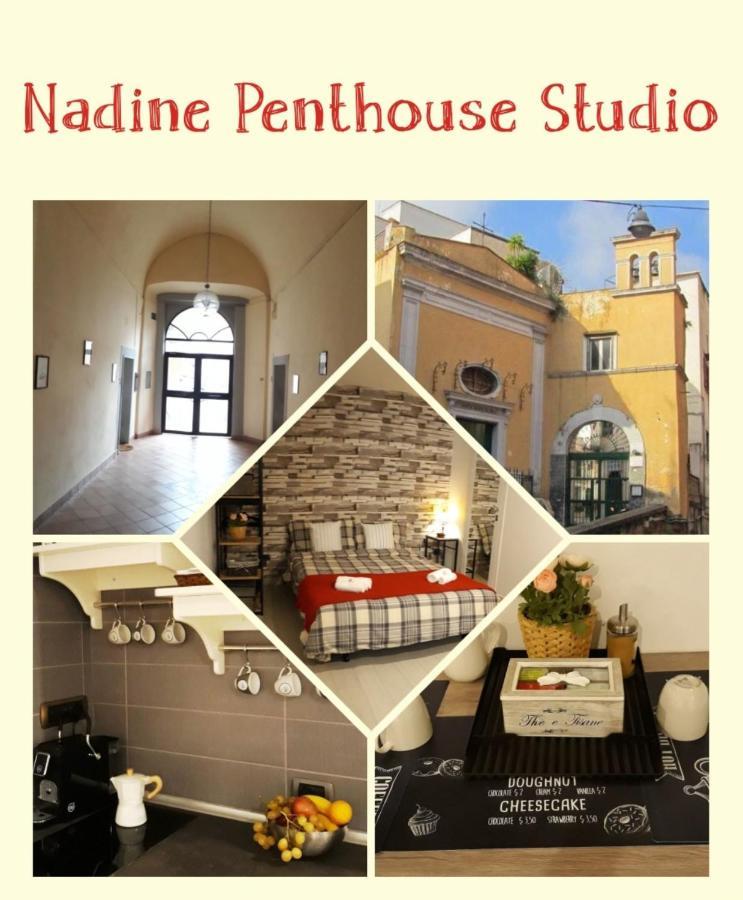 Nadine Penthouse Studio Apartment Naples Exterior photo